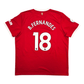 2021/22 Manchester United Home Football Shirt (2XL) Adidas #18 B.Fernandes