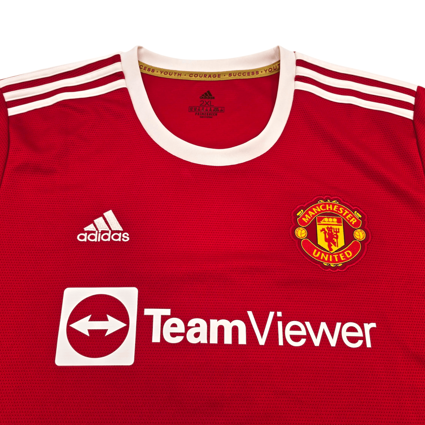 2021/22 Manchester United Home Football Shirt (2XL) Adidas #18 B.Fernandes