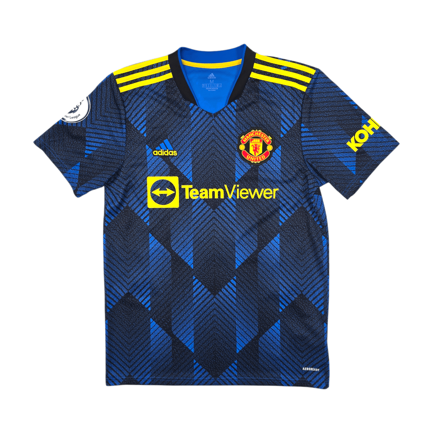 2021/22 Manchester United Third Football Shirt (M) Adidas #25 Sancho