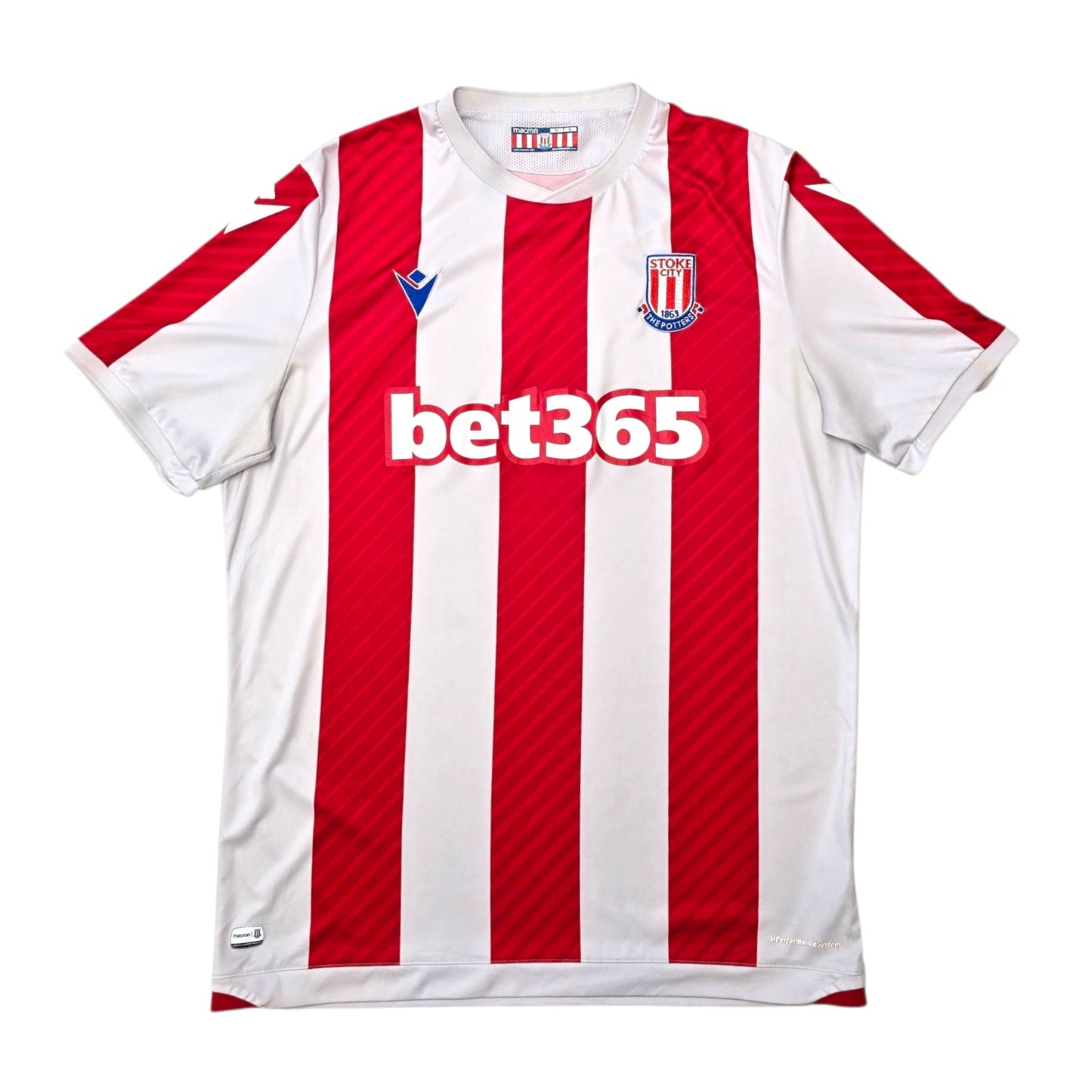 2021/22 Stoke City Home Football Shirt (XL) Macron