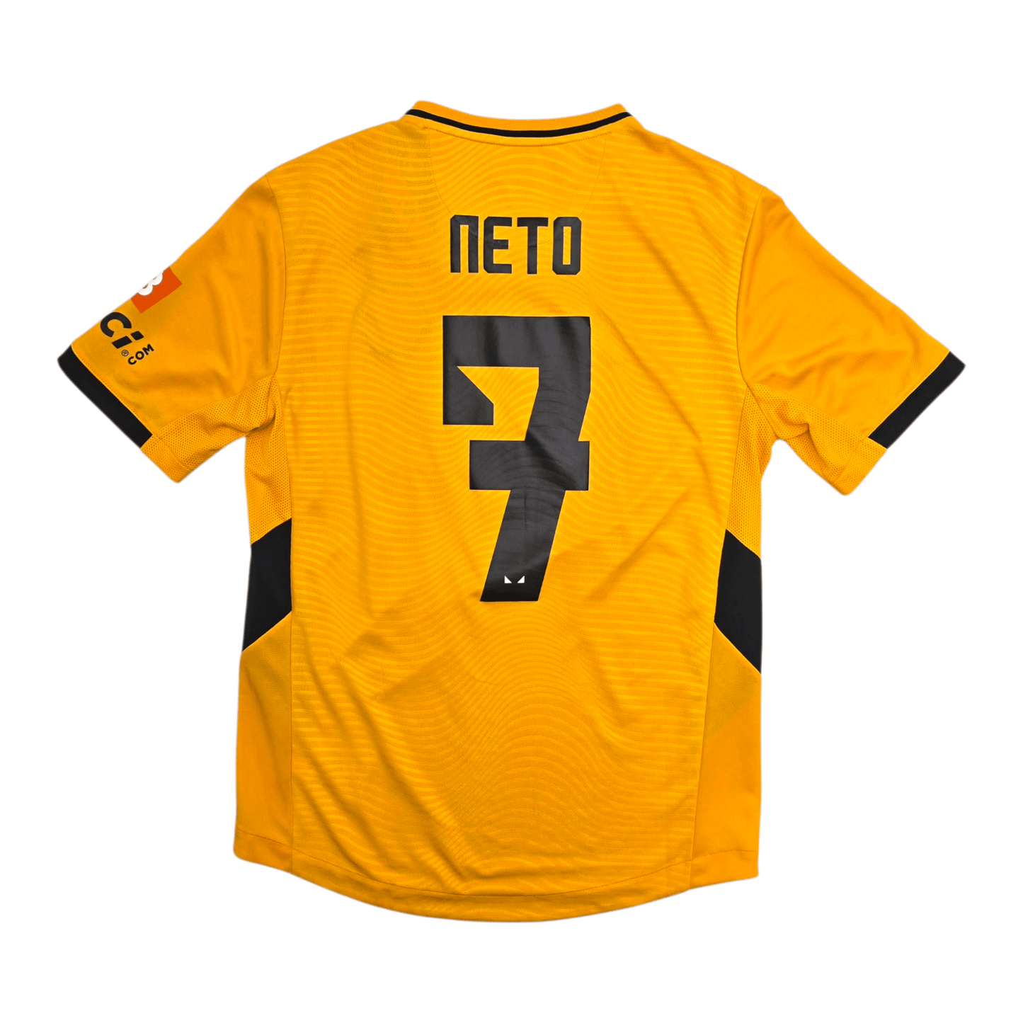 2021/22 Wolverhampton Wanderers Home Football Shirt (M) Castore #7 Neto