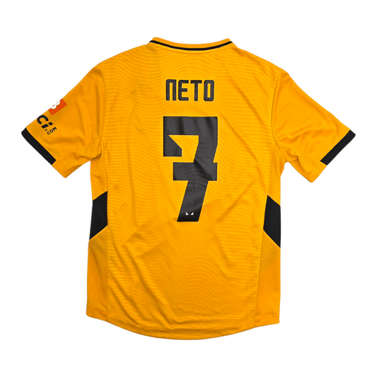 2021/22 Wolverhampton Wanderers Home Football Shirt (M) Castore #7 Neto