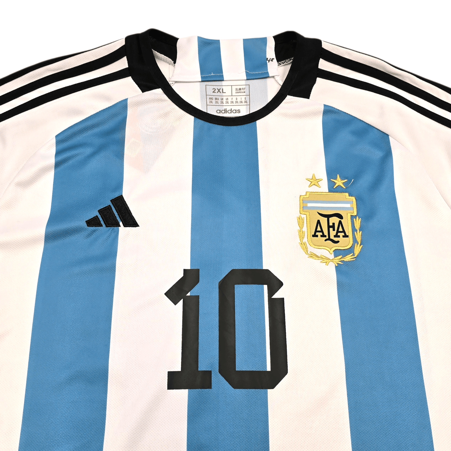 2022/23 Argentina Home Football Shirt (2XL) Adidas #10 Messi