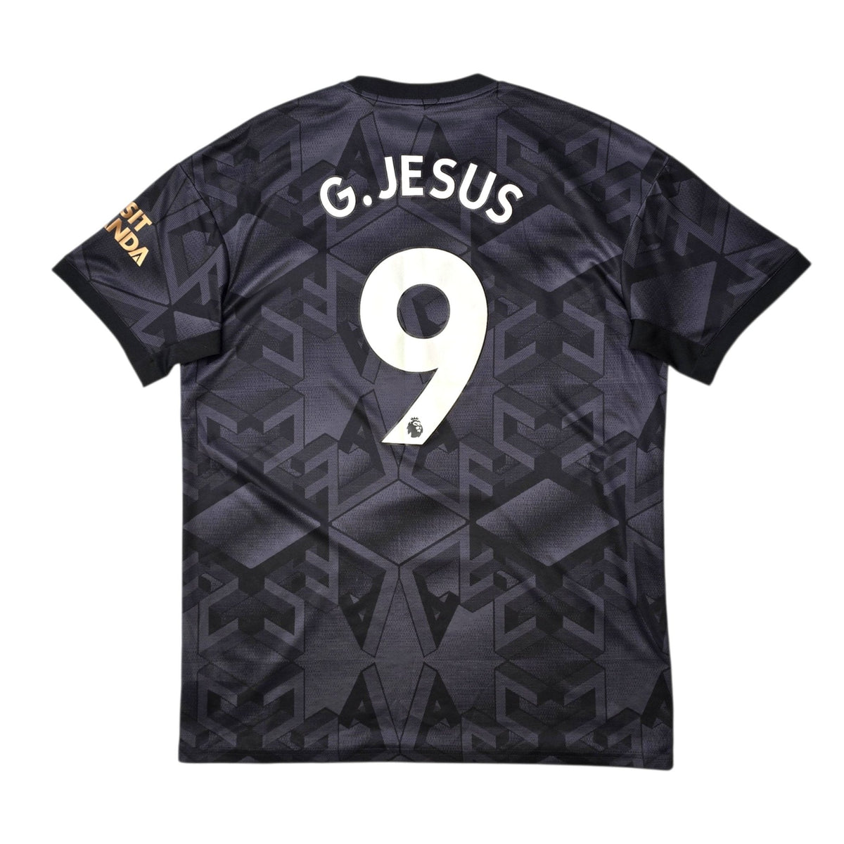 2022/23 Arsenal Away Football Shirt (L) Adidas #9 G. Jesus