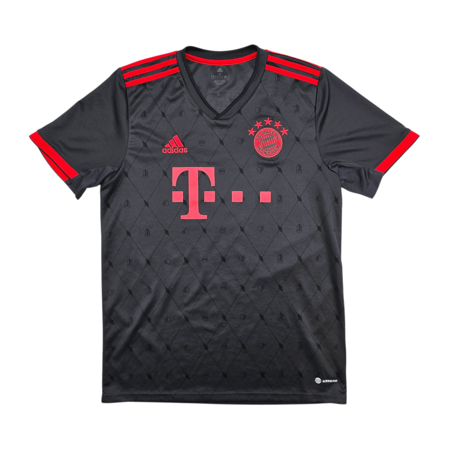 2022/23 Bayern Munich Third Football Shirt (M) Adidas #7 Gnabry
