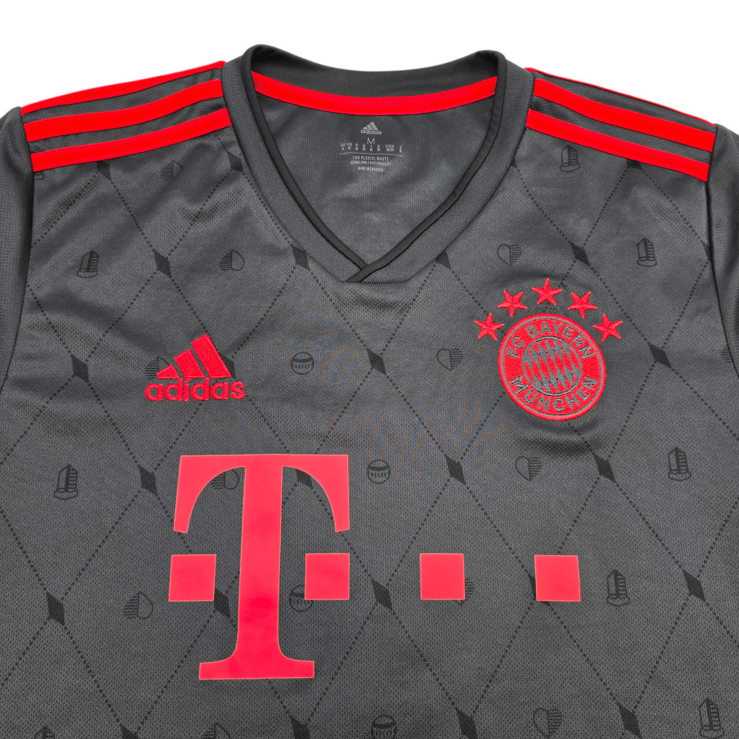 2022/23 Bayern Munich Third Football Shirt (M) Adidas #7 Gnabry