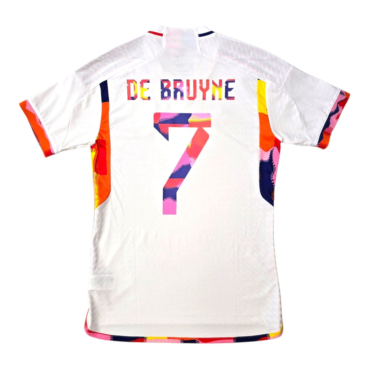 2022/23 Belgium Away Football Shirt (S) Adidas #7 De Bruyne (Player Version)