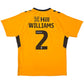 2022/23 Cambridge United Home Football Shirt (2XL) Hummel #2 Williams
