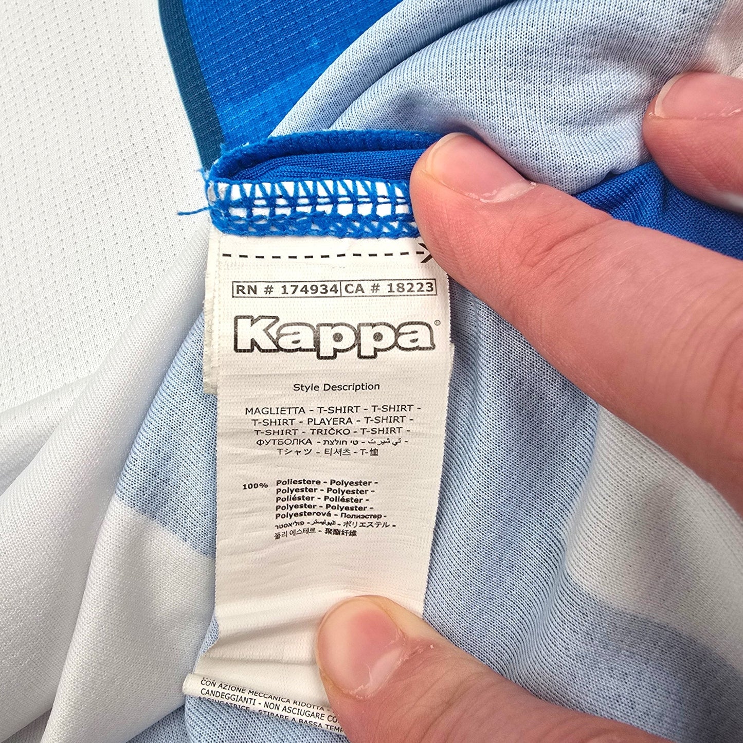 2022/23 Deportivo La Coruna Home Football Shirt (M) Kappa #4 Alex.B