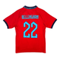 2022/23 England Away Football Shirt (S) Nike #22 Bellingham
