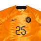 2022/23 Holland Home Football Shirt (L) Nike #25 Xavi