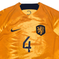 2022/23 Holland Home Football Shirt (M) Nike #4 Virgil