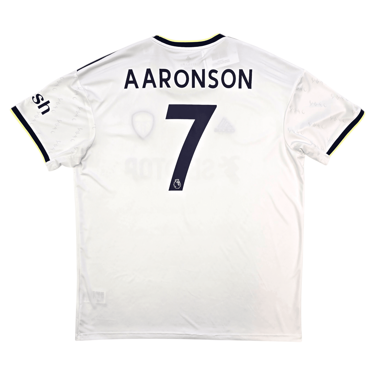 2022/23 Leeds United Home Football Shirt (XL) Adidas #7 Aaronson