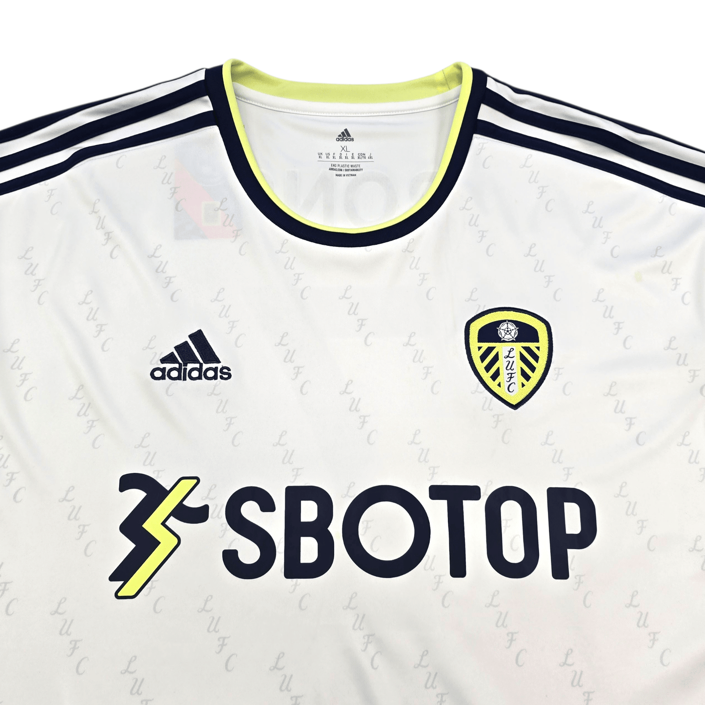 2022/23 Leeds United Home Football Shirt (XL) Adidas #7 Aaronson