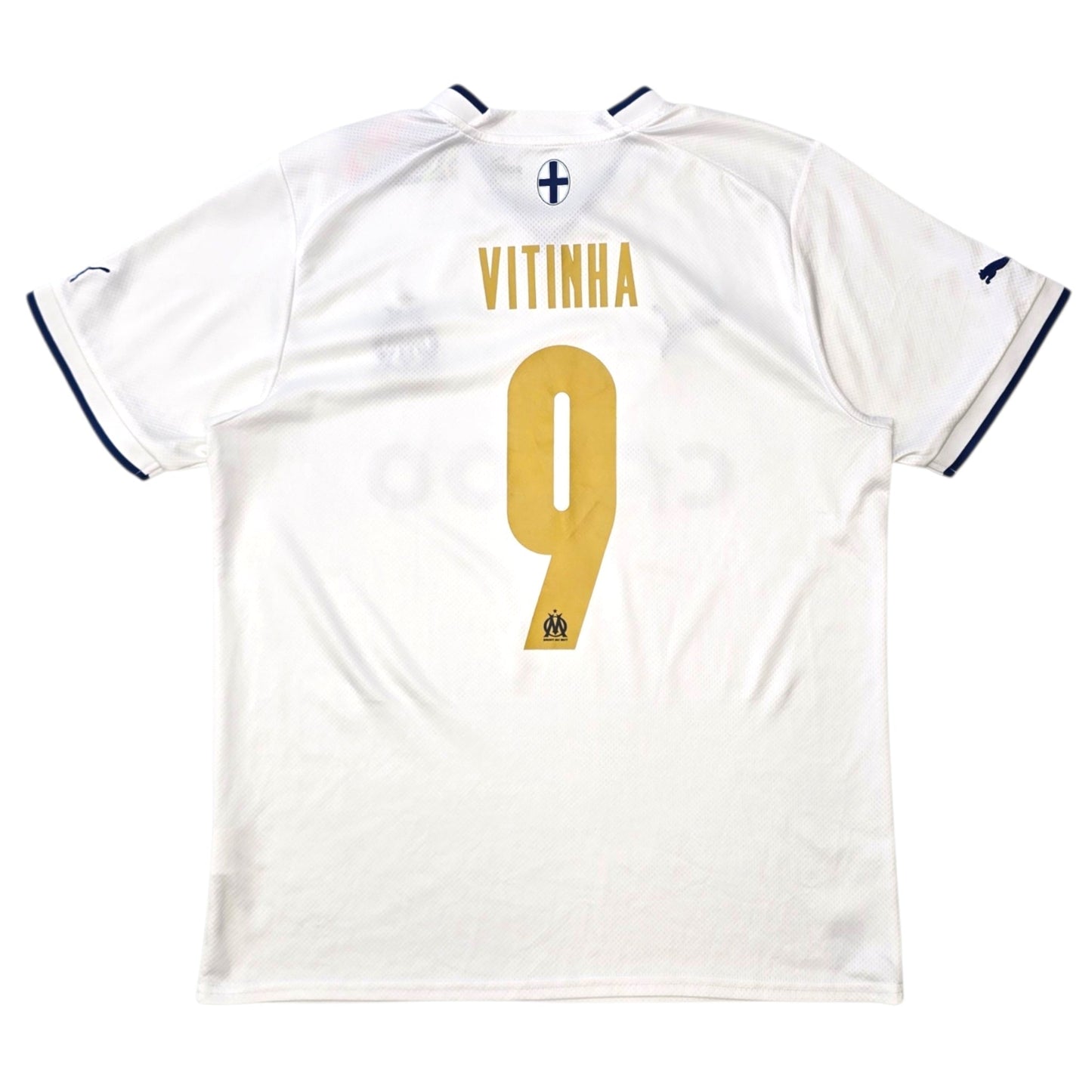 2022/23 Olympique Marseille Home Football Shirt (L) Puma #9 Vitinha