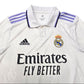 2022/23 Real Madrid Home Football Shirt (S) Adidas #9 Benzema