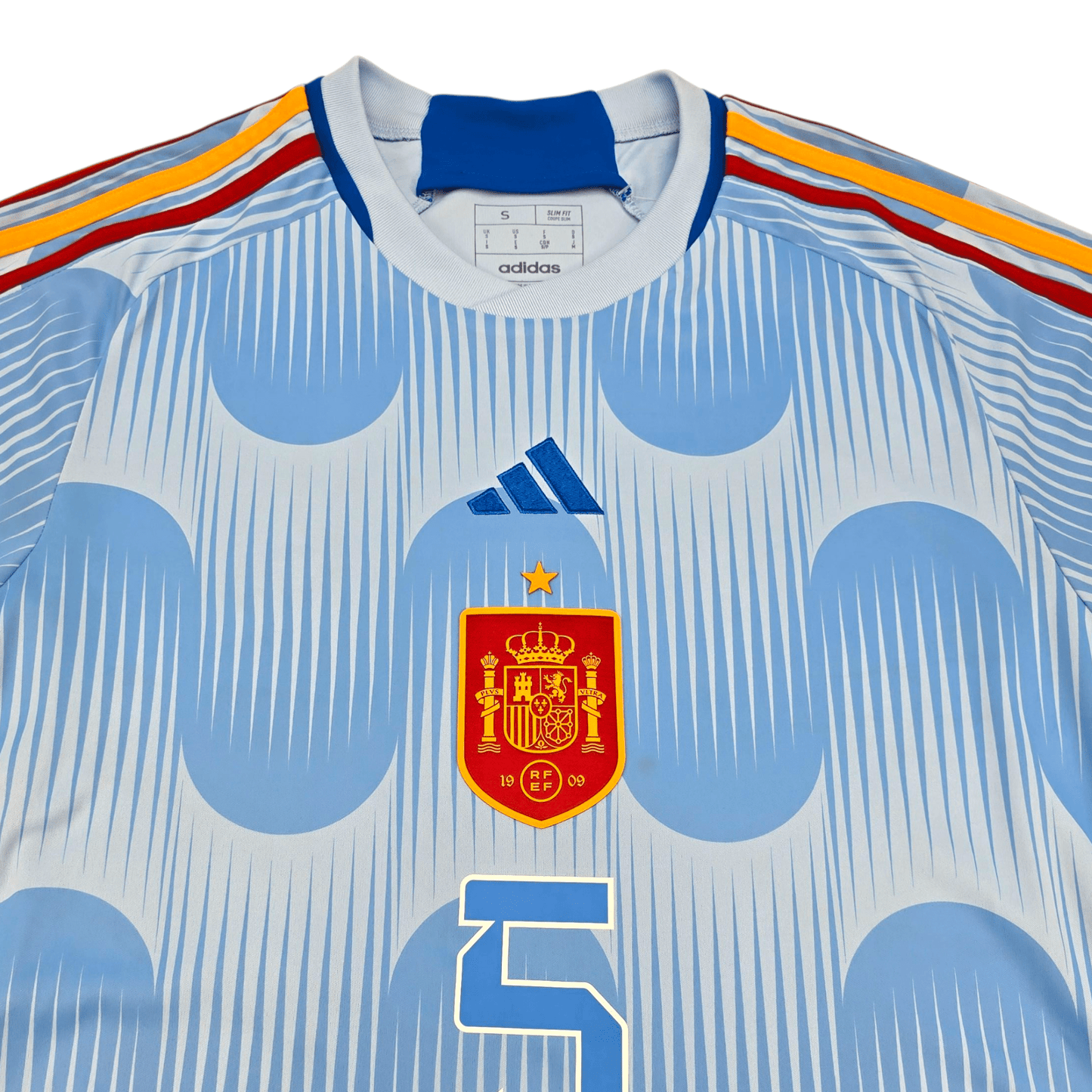 2022/23 Spain Away Football Shirt (S) Adidas #5 Sergio (Busquets)