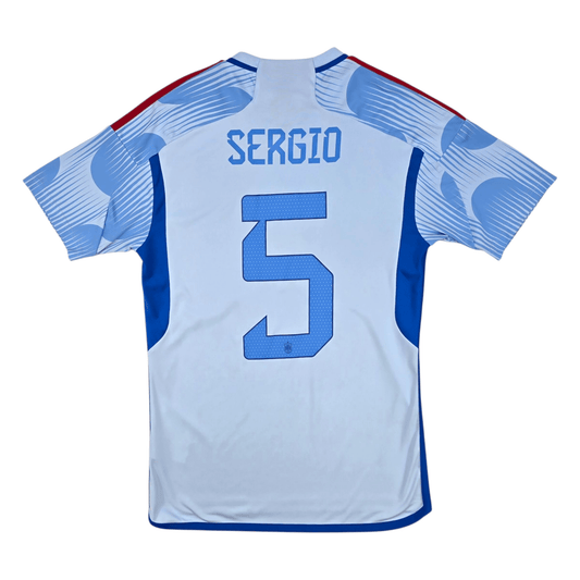2022/23 Spain Away Football Shirt (S) Adidas #5 Sergio (Busquets)