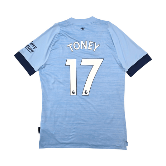 2022/24 Brentford Away Football Shirt (L) Umbro #17 Toney