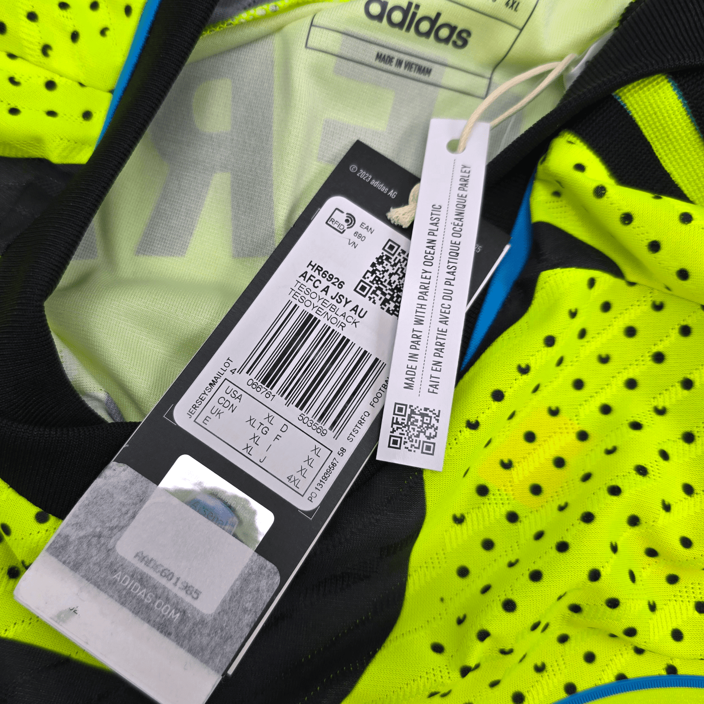 2023/24 Arsenal Away Football Shirt (XL) Adidas #29 Havertz (Player Version | BNWTs)