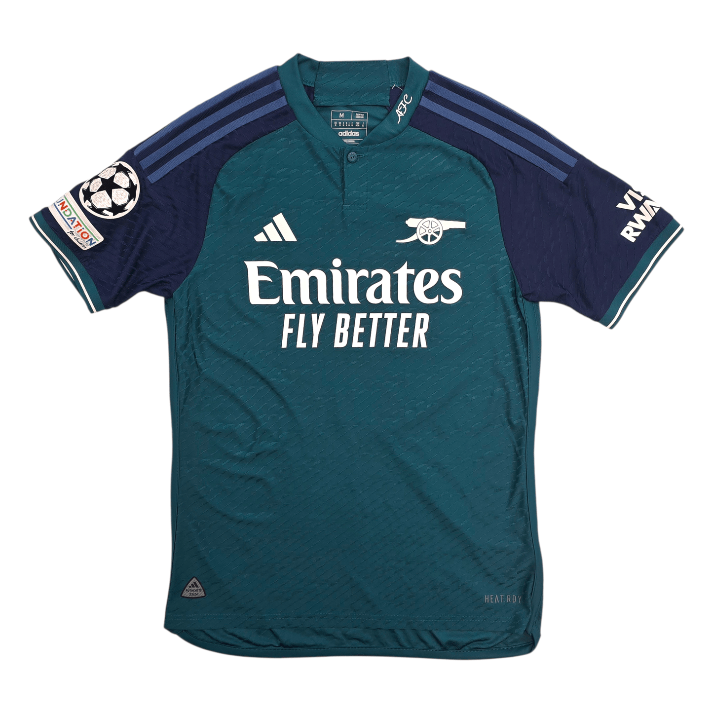 2023/24 Arsenal Third Football Shirt (M) Adidas #8 Odegaard (Player Version)