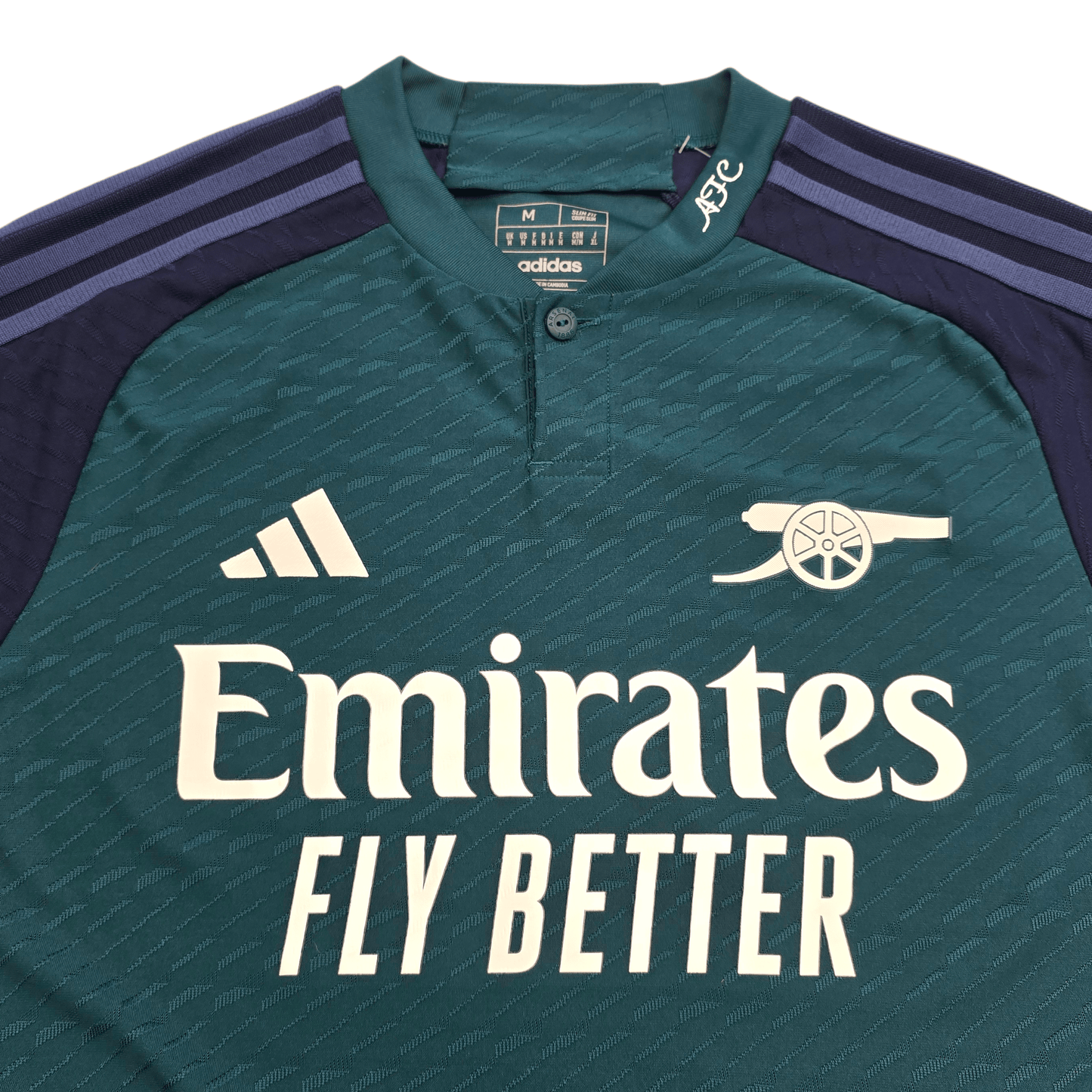 2023/24 Arsenal Third Football Shirt (M) Adidas #8 Odegaard (Player Version)