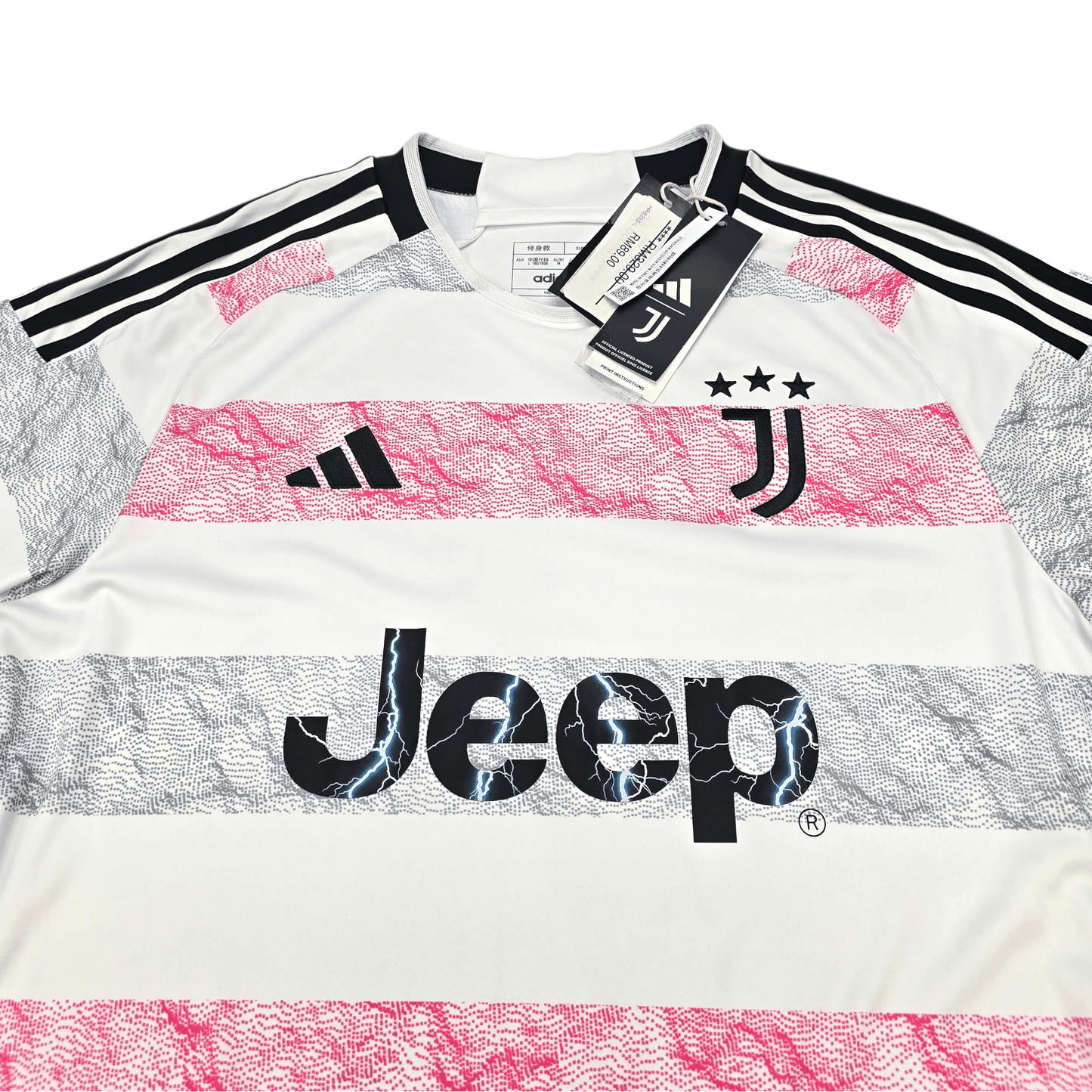 2023/24 Juventus Away Football Shirt (M) Adidas #7 Chiesa (BNWTs)