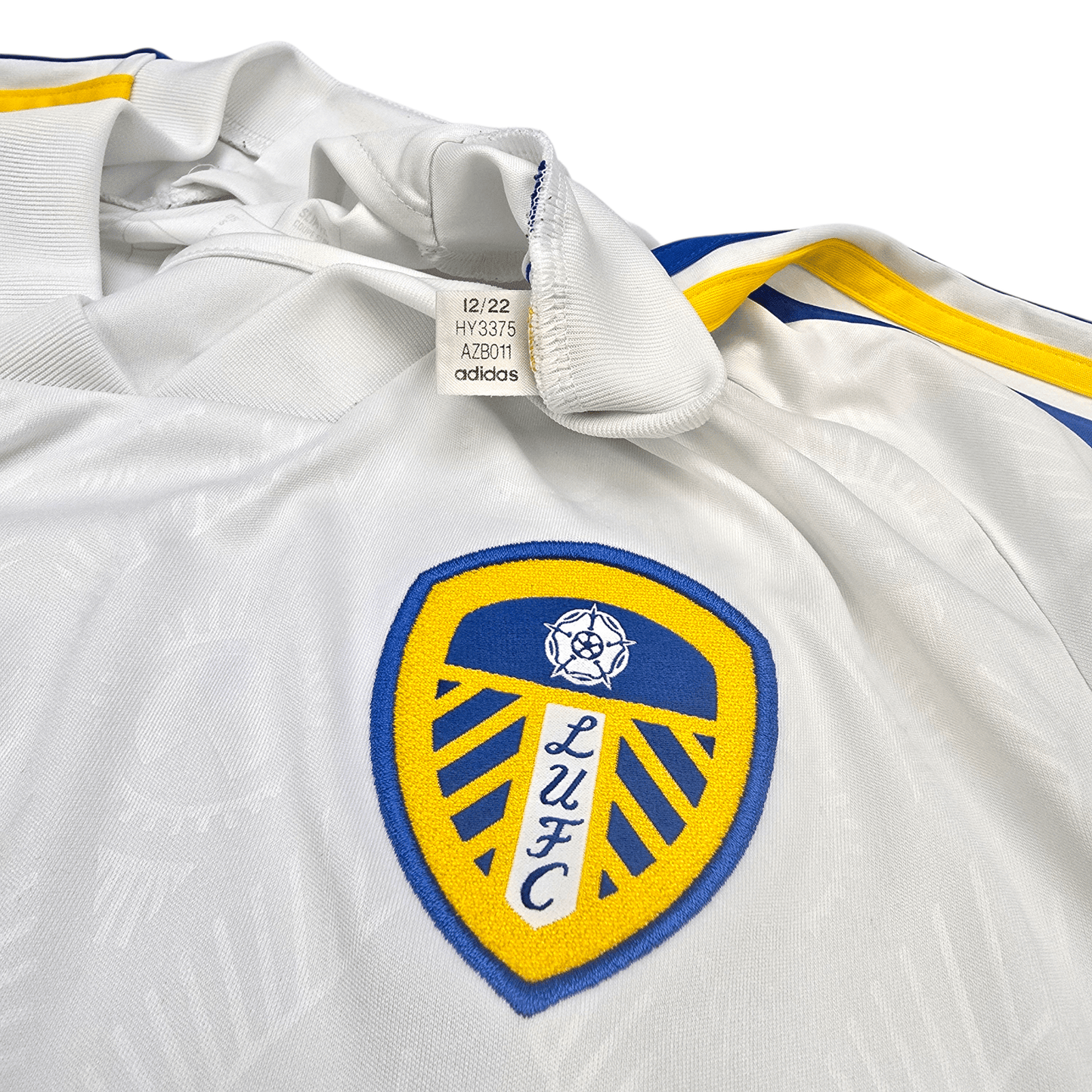 2023/24 Leeds United Home Football Shirt (S) Adidas #4 Ampadu