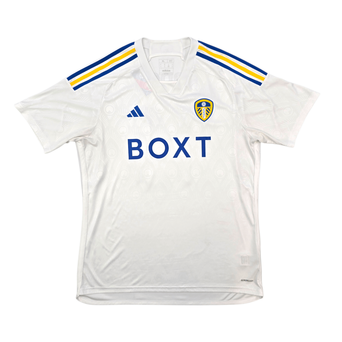 2023/24 Leeds United Home Football Shirt (XL) Adidas #14 Rodon