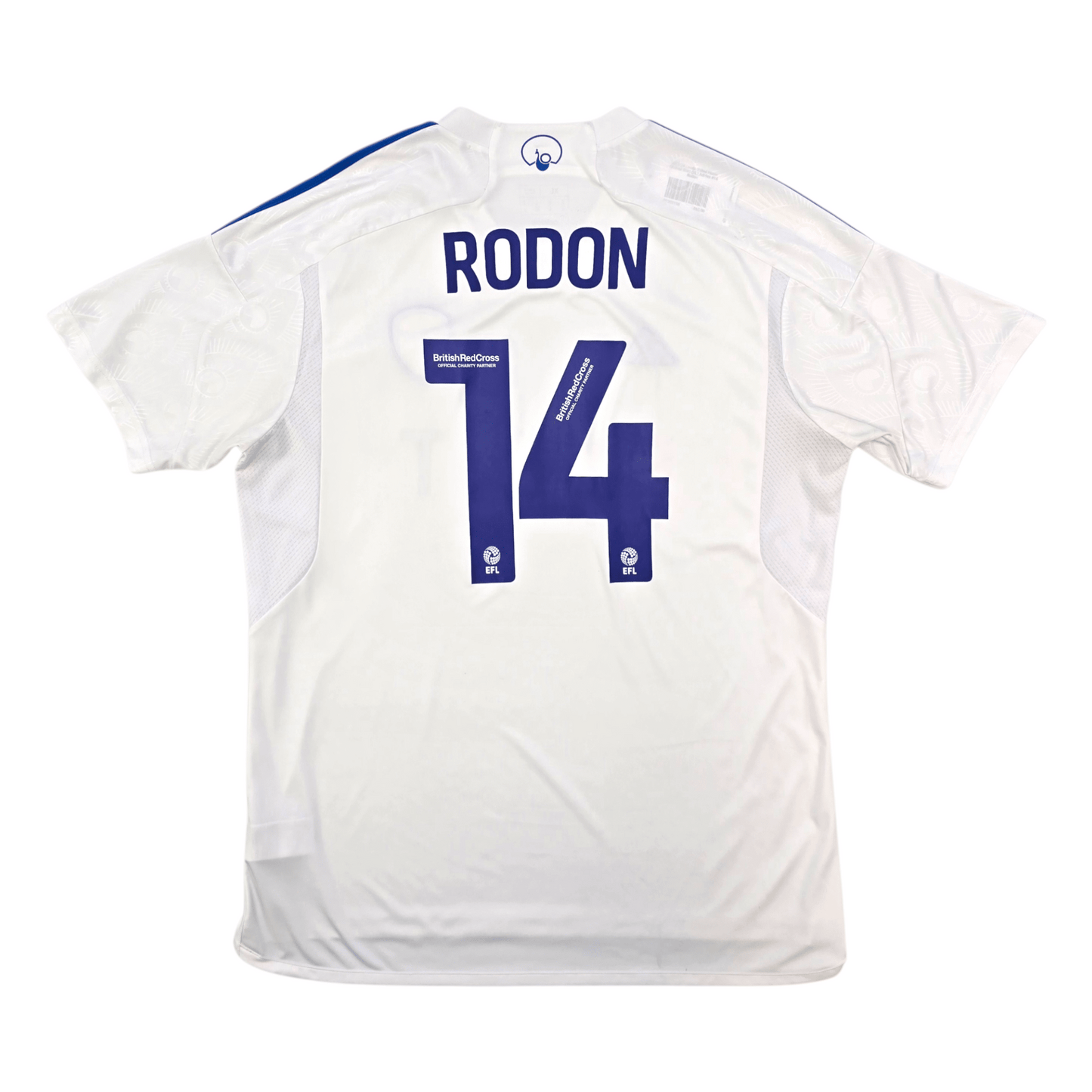 2023/24 Leeds United Home Football Shirt (XL) Adidas #14 Rodon