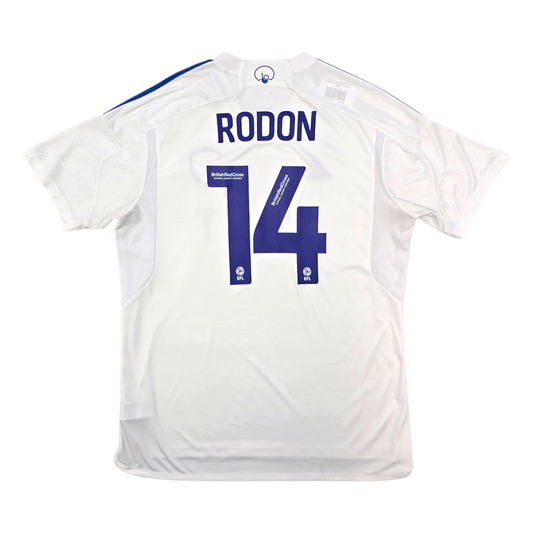 2023/24 Leeds United Home Football Shirt (XL) Adidas #14 Rodon