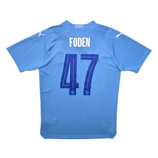 2023/24 Manchester City Home Football Shirt (S) Puma #47 Foden