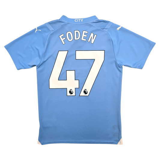 2023/24 Manchester City Home Football Shirt (S) Puma #47 Foden