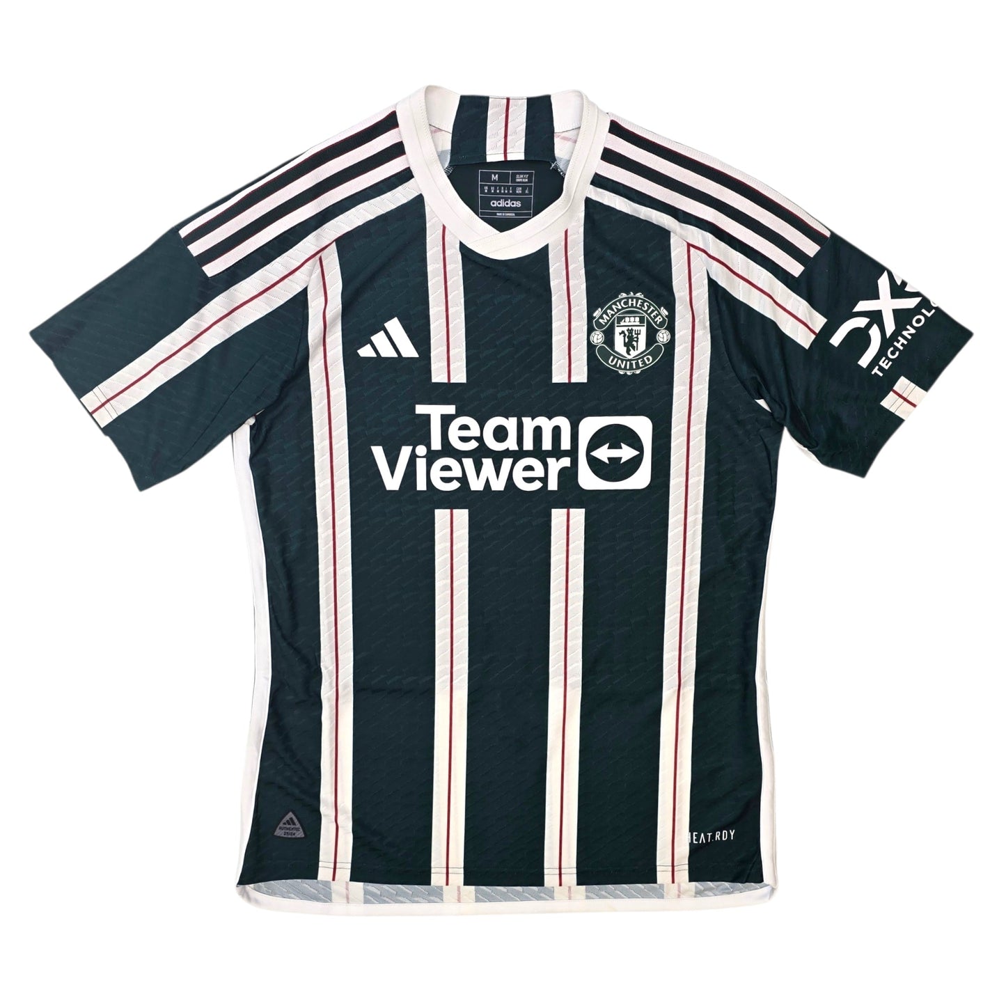 2023/24 Manchester United Away Football Shirt (M) Adidas #37 Mainoo (Player Version)