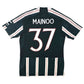 2023/24 Manchester United Away Football Shirt (M) Adidas #37 Mainoo (Player Version)