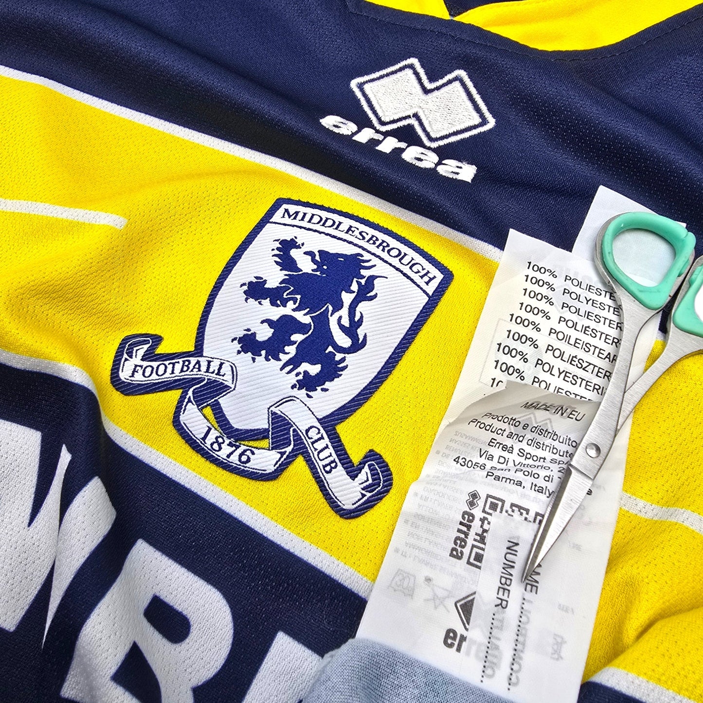 2023/24 Middlesbrough Away Football Shirt (XL) Errea