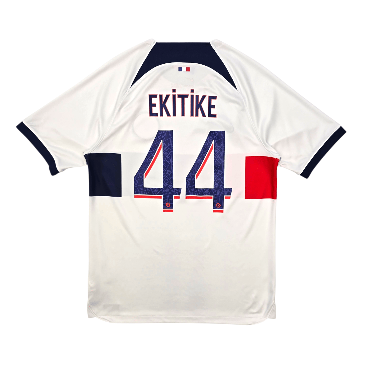 2023/24 PSG Away Football Shirt (M) Nike #44 Ekitike