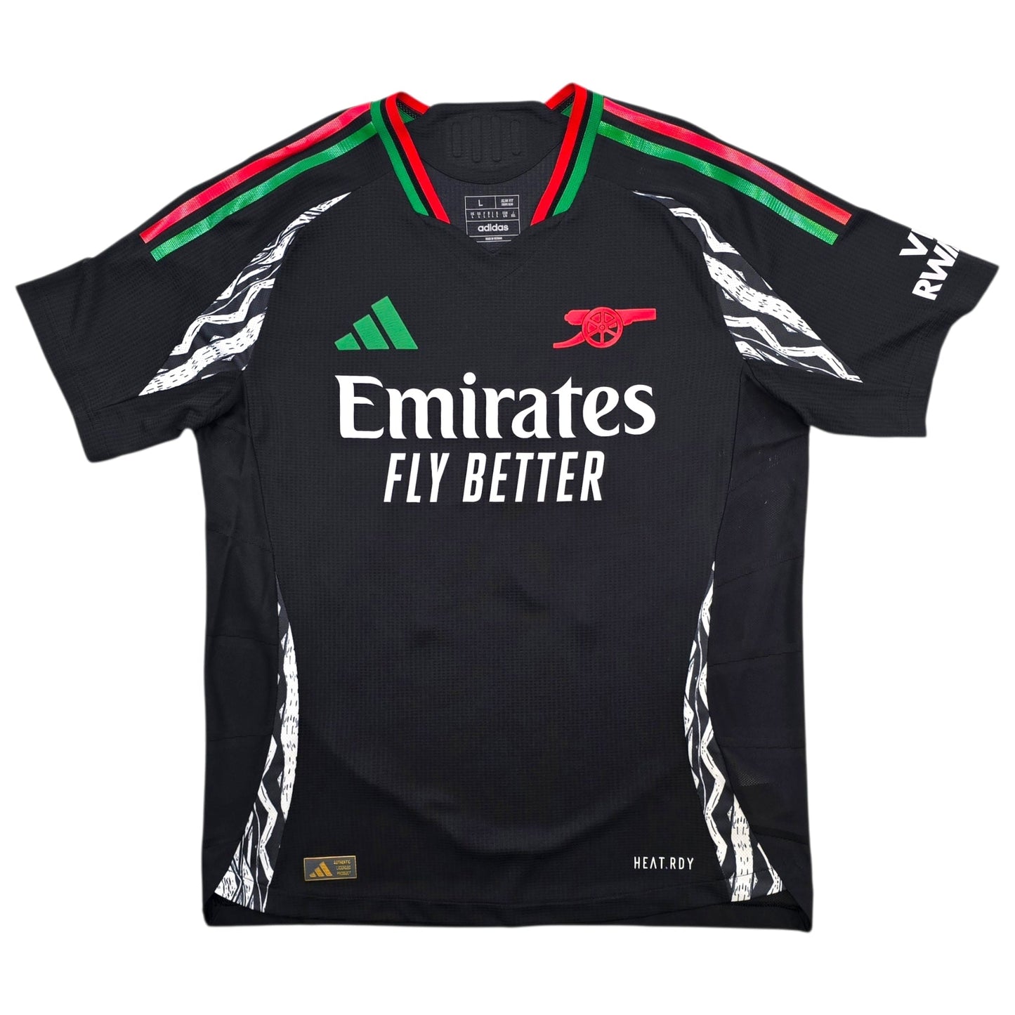 2024/25 Arsenal Away Football Shirt (L) Adidas #53 Nwaneri (Player Version)