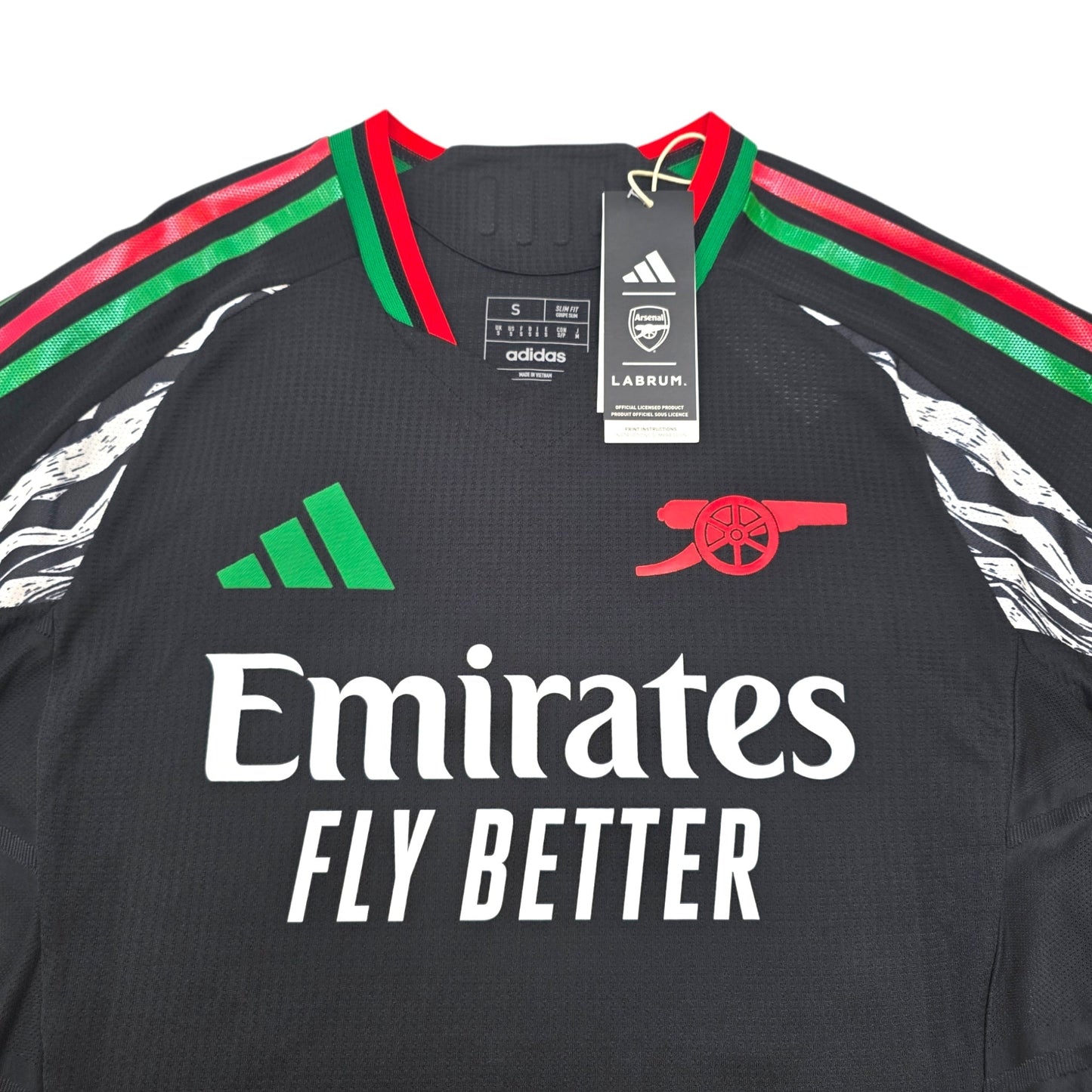 2024/25 Arsenal Away Football Shirt (S) Adidas #41 Rice (Player Version | BNWTs)