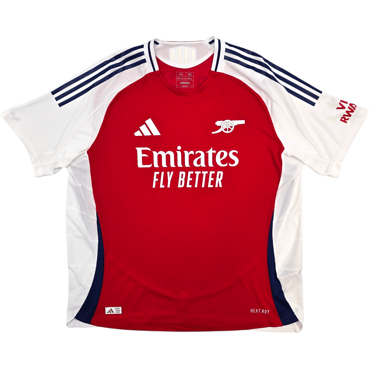 2024/25 Arsenal Home Football Shirt (2XL) Adidas #41 Rice (Player Version)