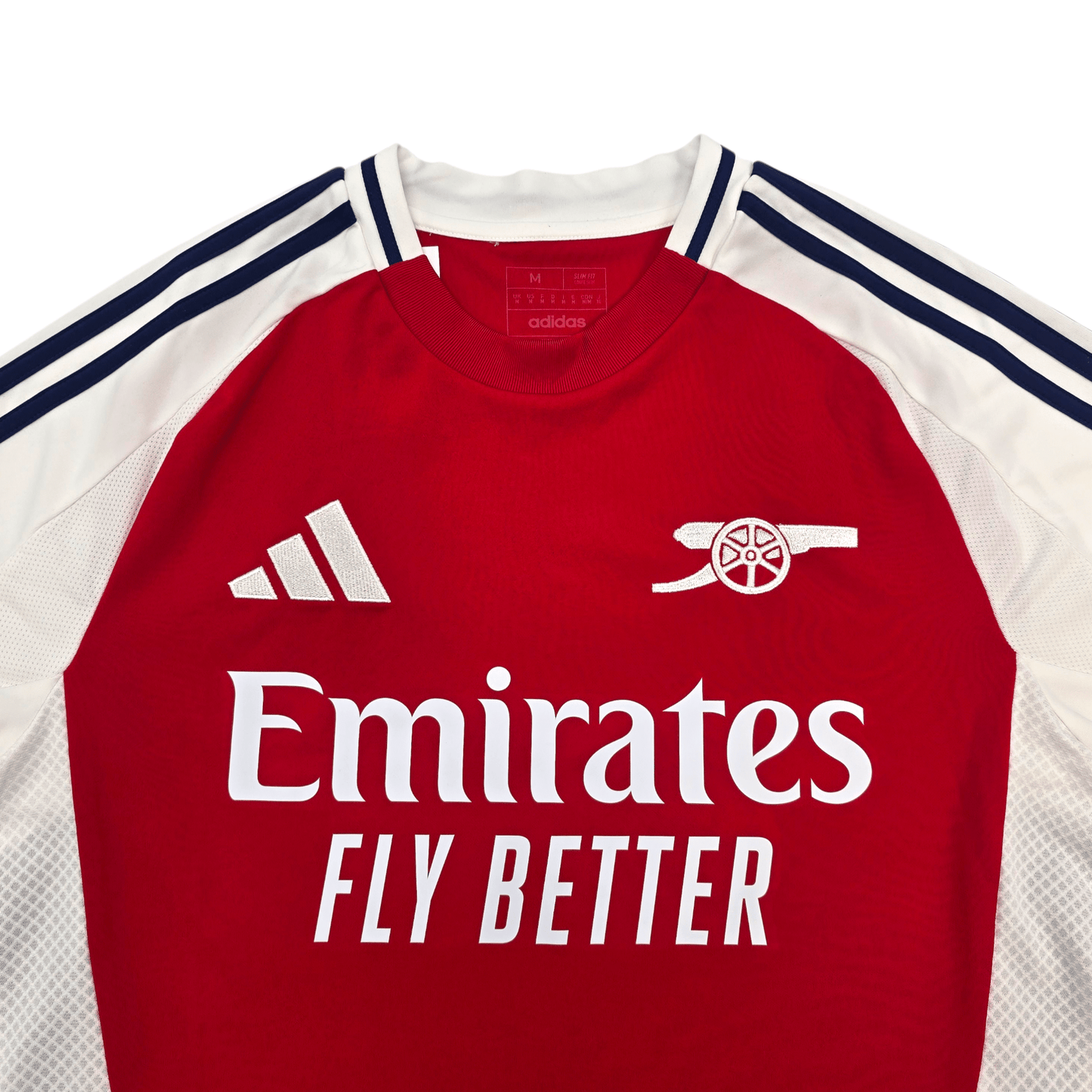 2024/25 Arsenal Home Football Shirt (M) Adidas #41 Rice
