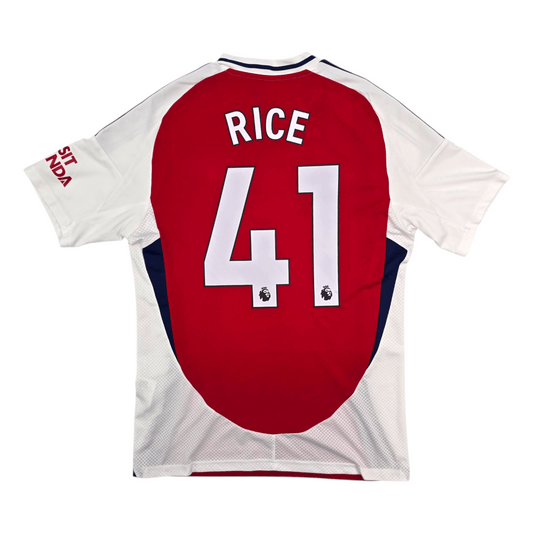 2024/25 Arsenal Home Football Shirt (M) Adidas #41 Rice