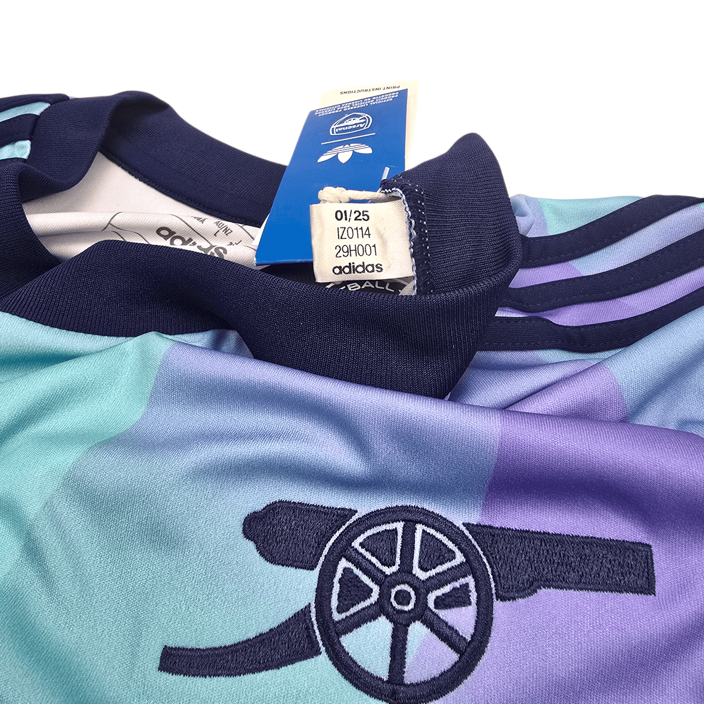 2024/25 Arsenal Third Football Shirt (L) Adidas #41 Rice (BNWTs)