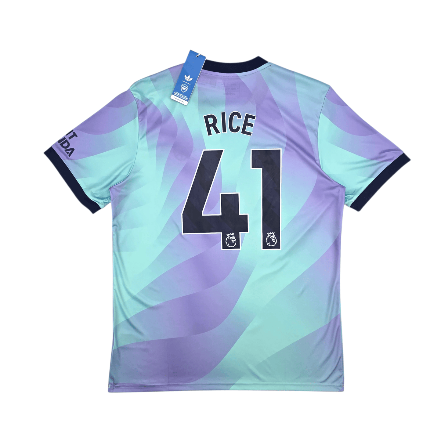 2024/25 Arsenal Third Football Shirt (L) Adidas #41 Rice (BNWTs)