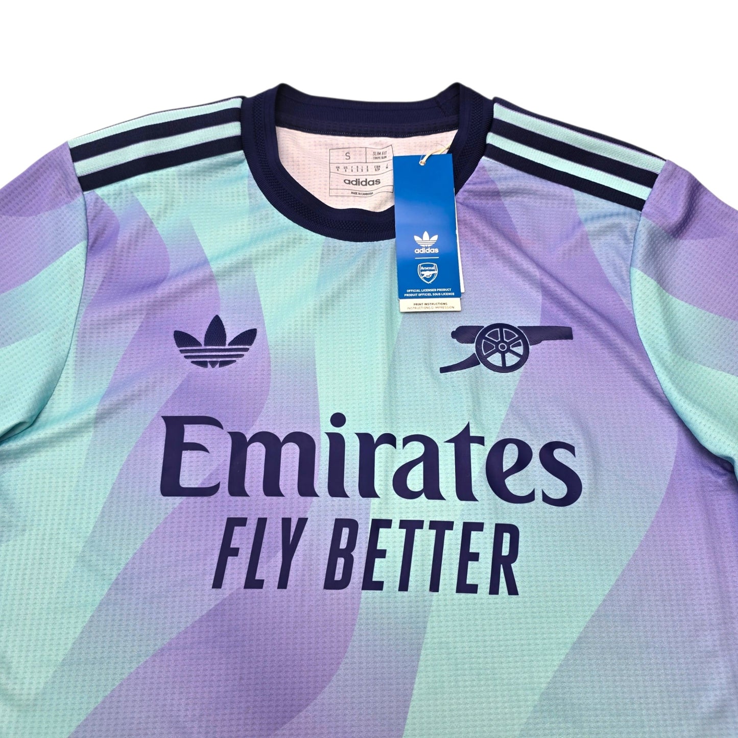 2024/25 Arsenal Third Football Shirt (S) Adidas (Player Version | BNWTs)