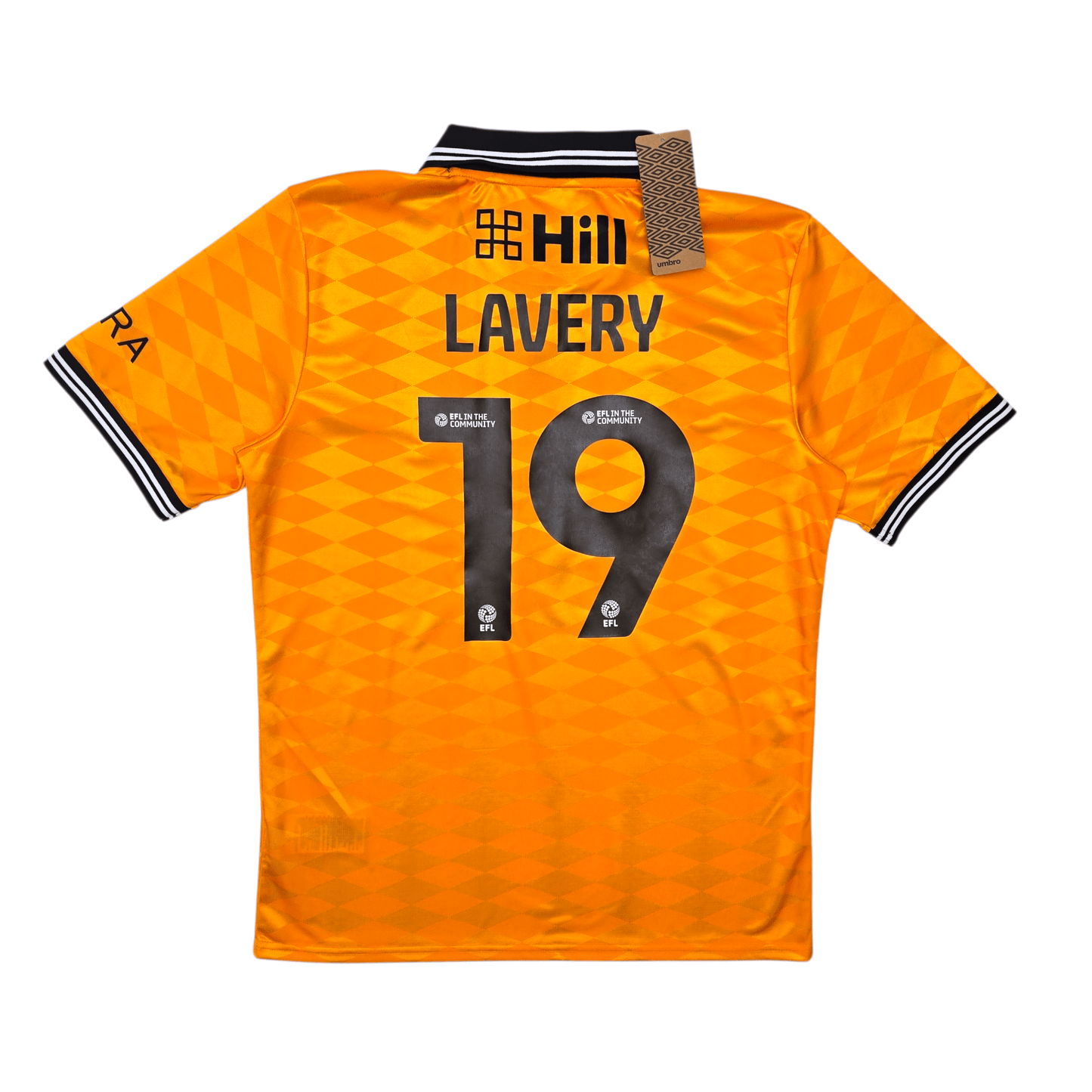 2024/25 Cambridge United Home Football Shirt (M) Umbro #19 Lavery (BNWTs)