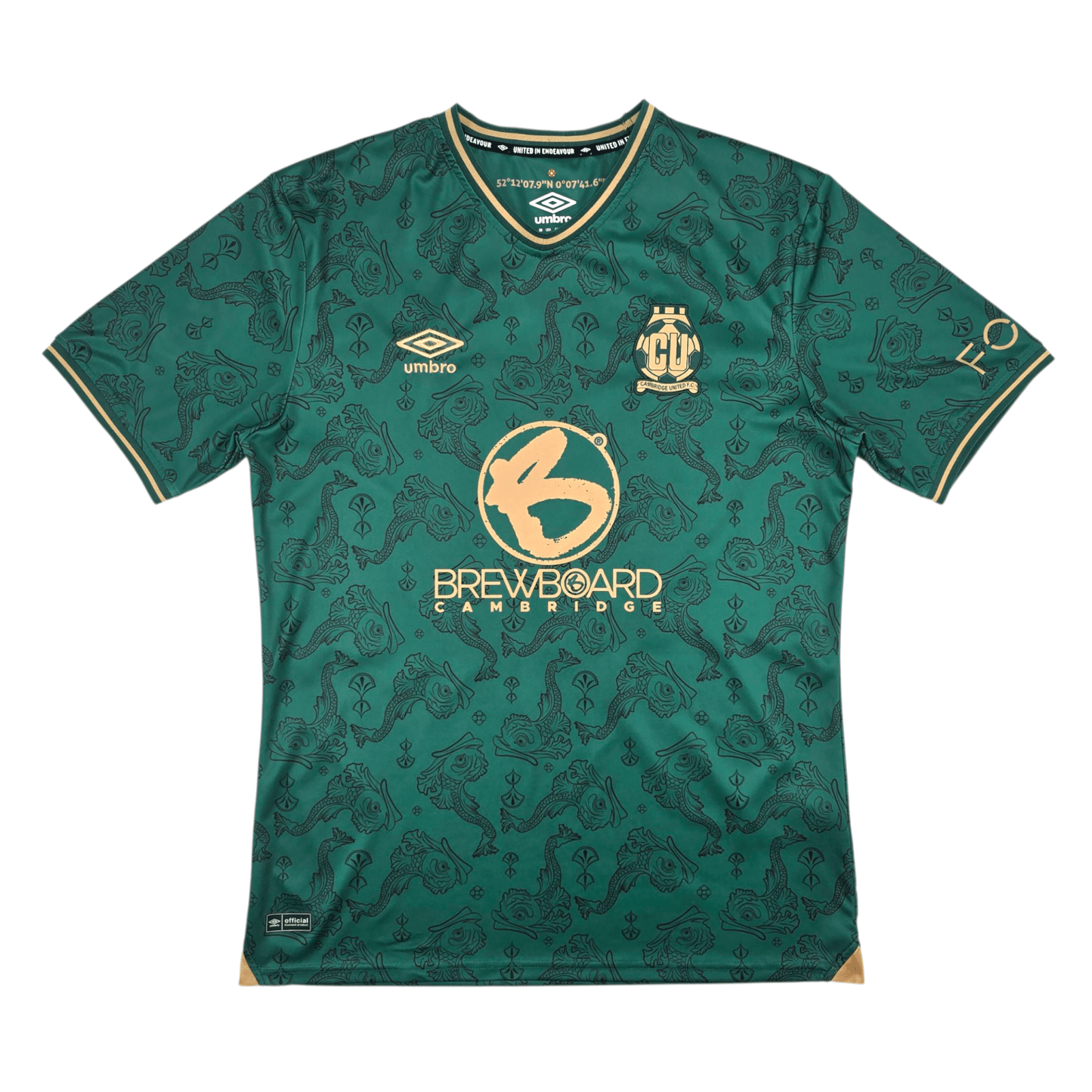 2024/25 Cambridge United Third Football Shirt (L) Umbro #22 Stokes