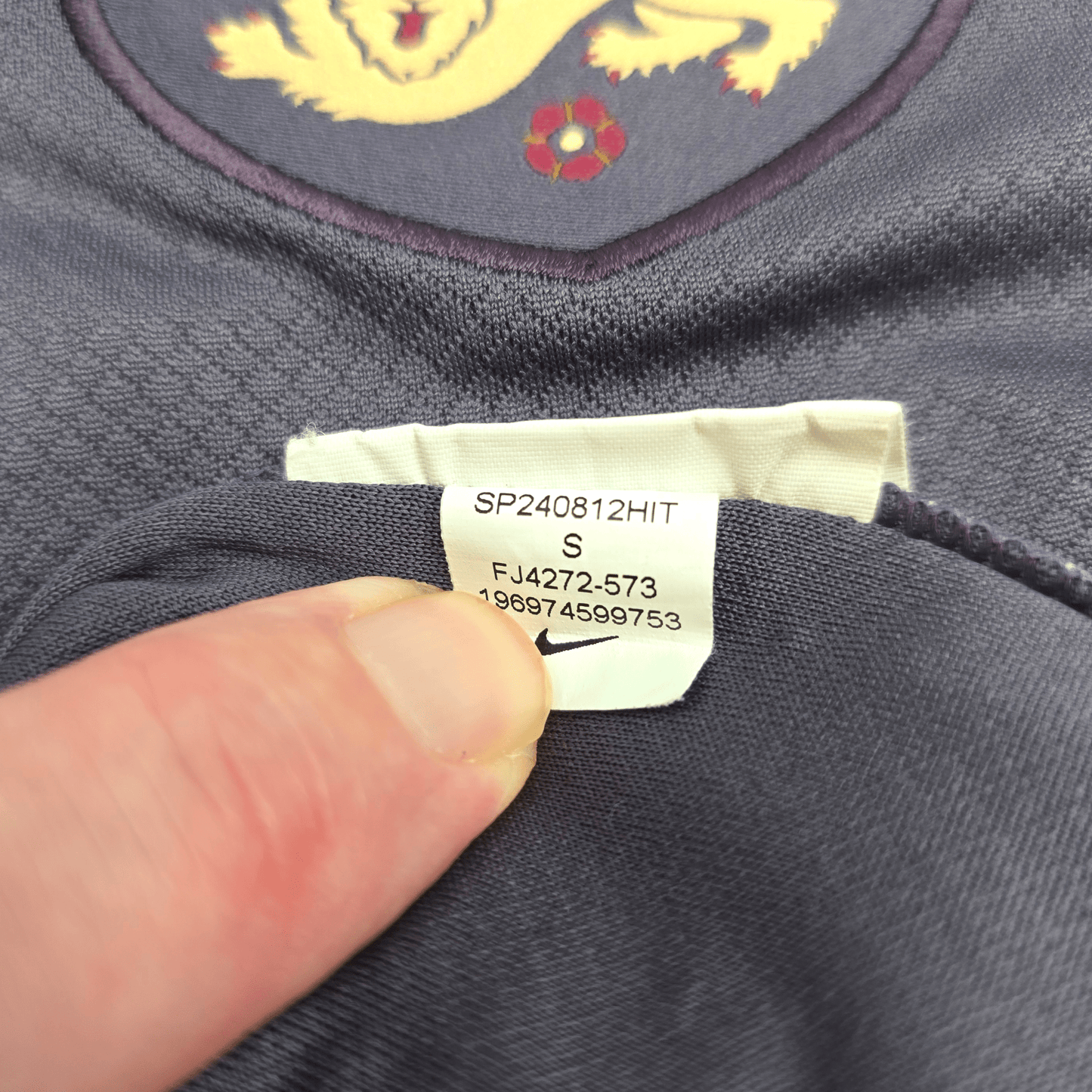 2024/25 England Away Football Shirt (S) Nike #24 Palmer
