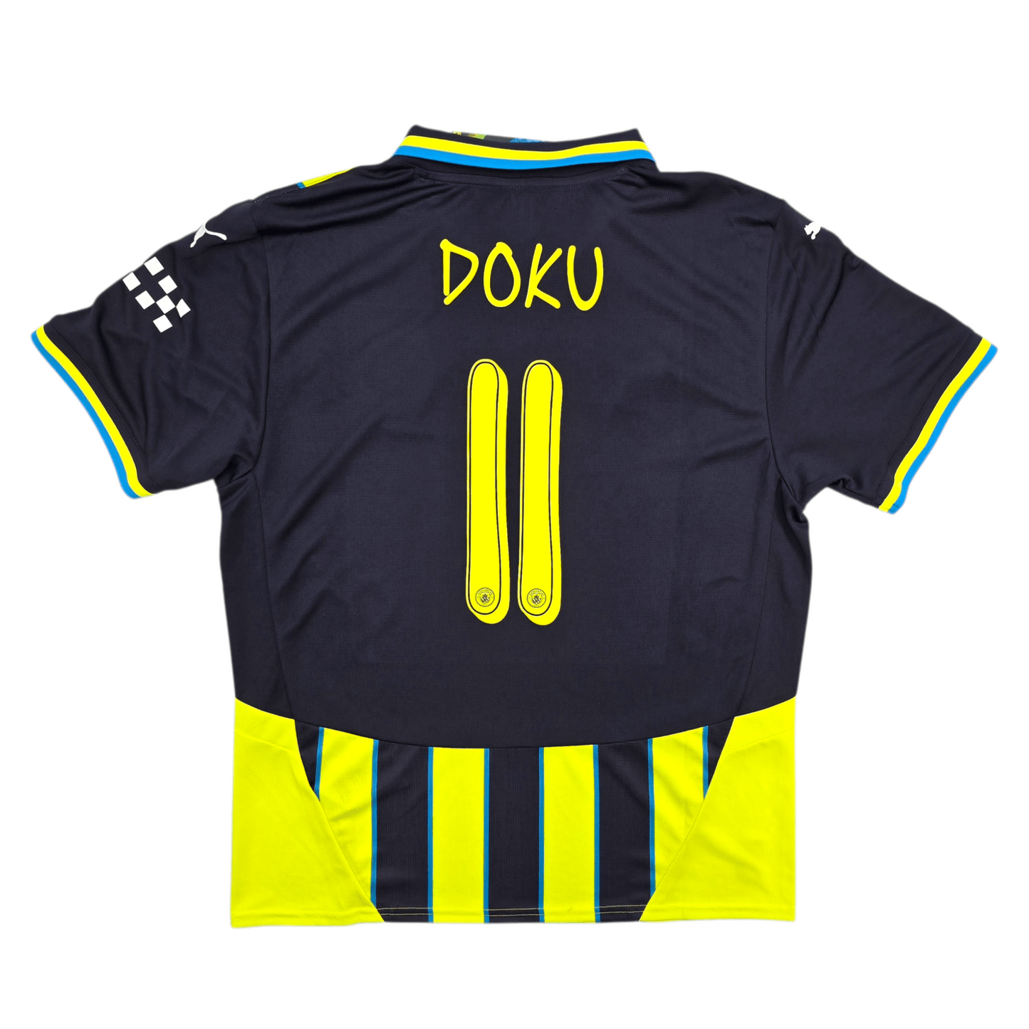 2024/25 Manchester City Away Football Shirt (L) Puma #11 Doku (BNWTs)