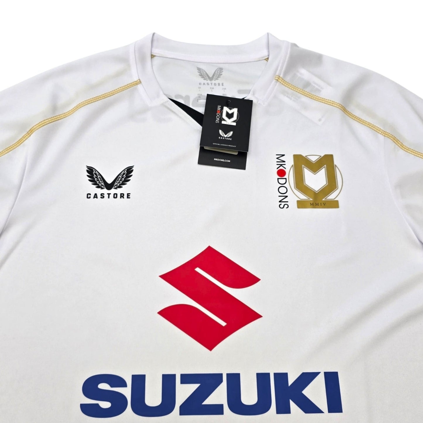 2024/25 MK Dons Home Football Shirt (L) Castore (BNWTs)